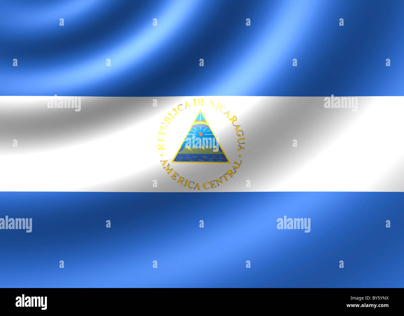 Nicaragua flag hi-res stock photography and images - Alamy