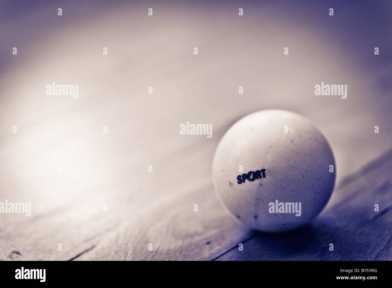 Table Tennis Ball Stock Photo