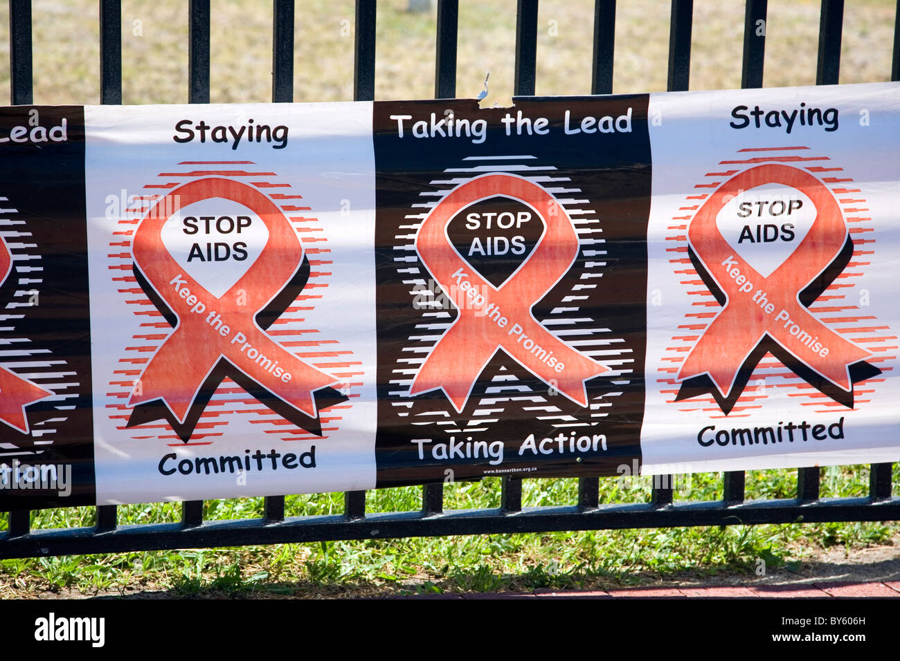 Aids banner hi-res stock photography and images - Alamy
