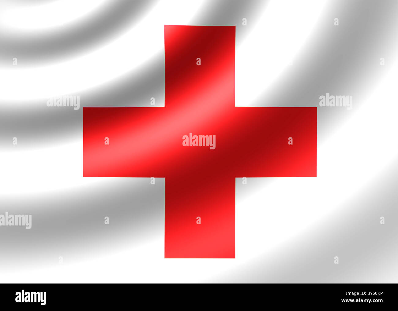 Red Cross flag Stock Photo Alamy