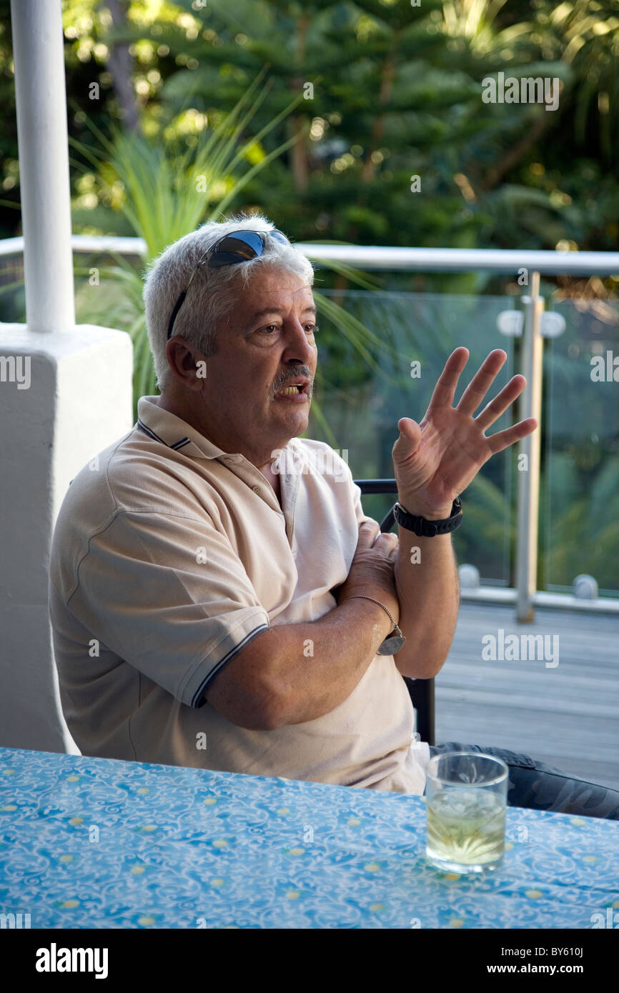 Talking expressively hi-res stock photography and images - Alamy