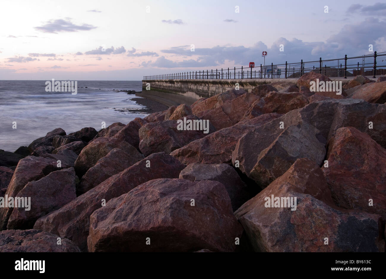 Hampton Pier Herne Bay Kent England Stock Photo Alamy