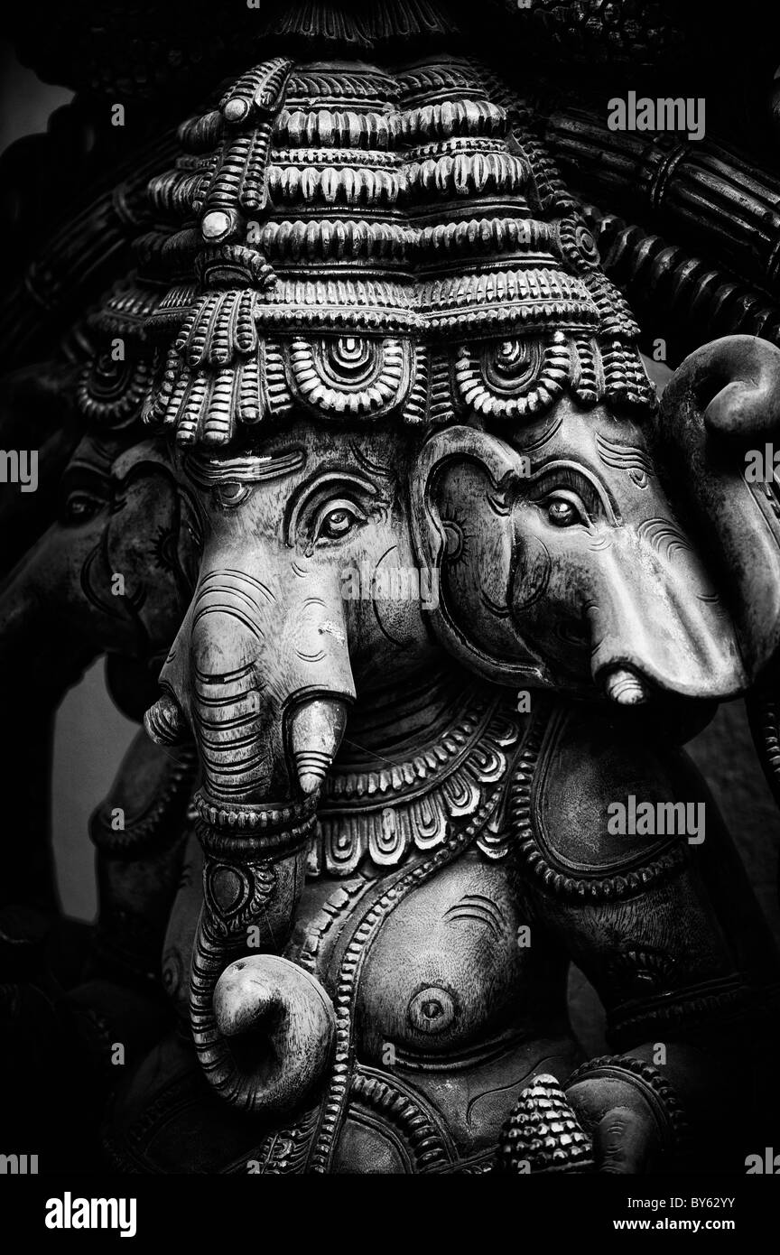 Ganesha Black And White Stock Photos Images Alamy