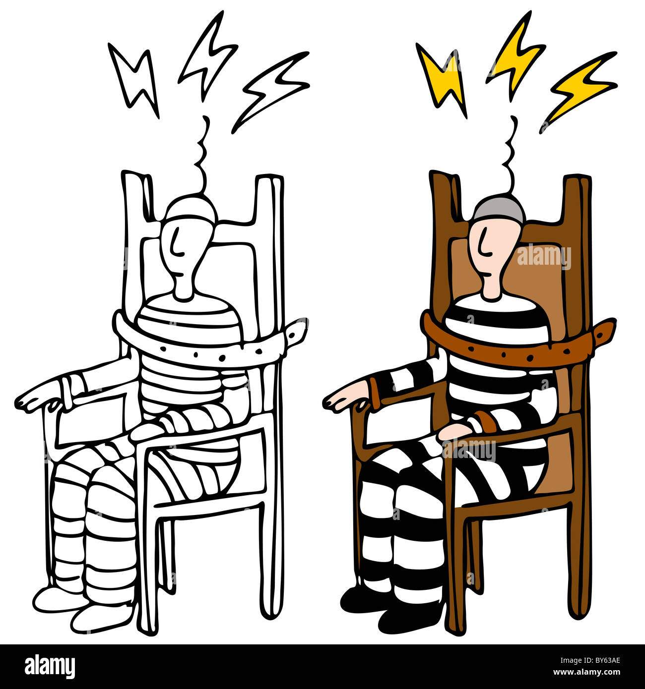 Death Chair Cut Out Stock Images Pictures Alamy