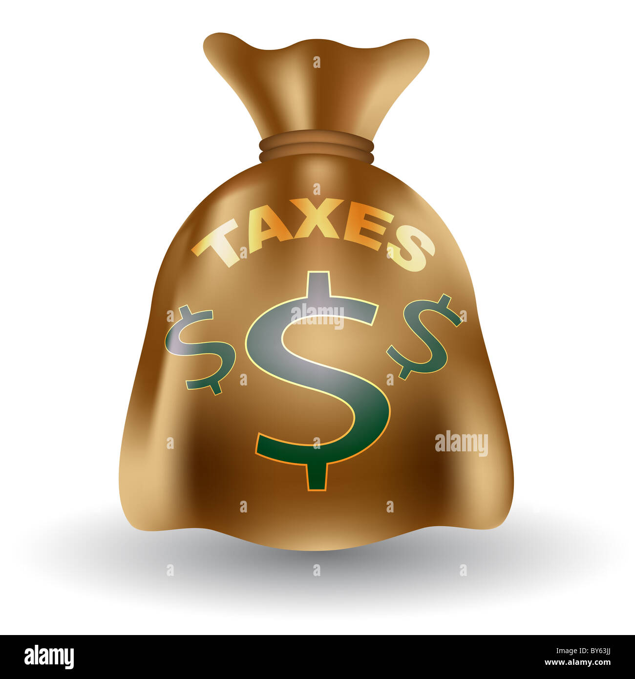 An image of a taxable money bag Stock Photo Alamy