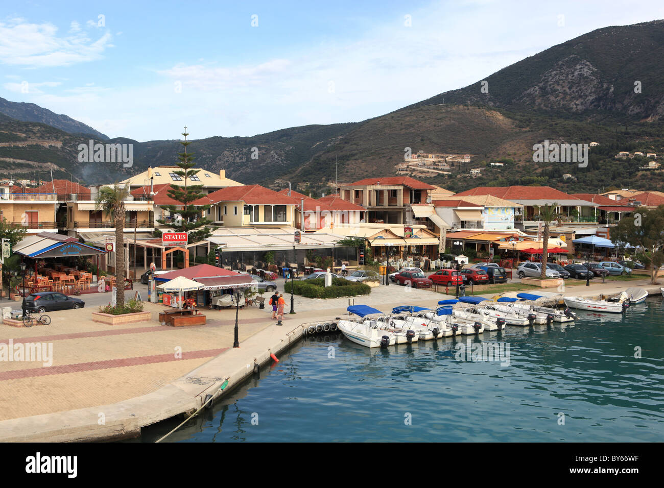 Nidri harbour in Lefkas, Greece Stock Photo 33943211 Alamy