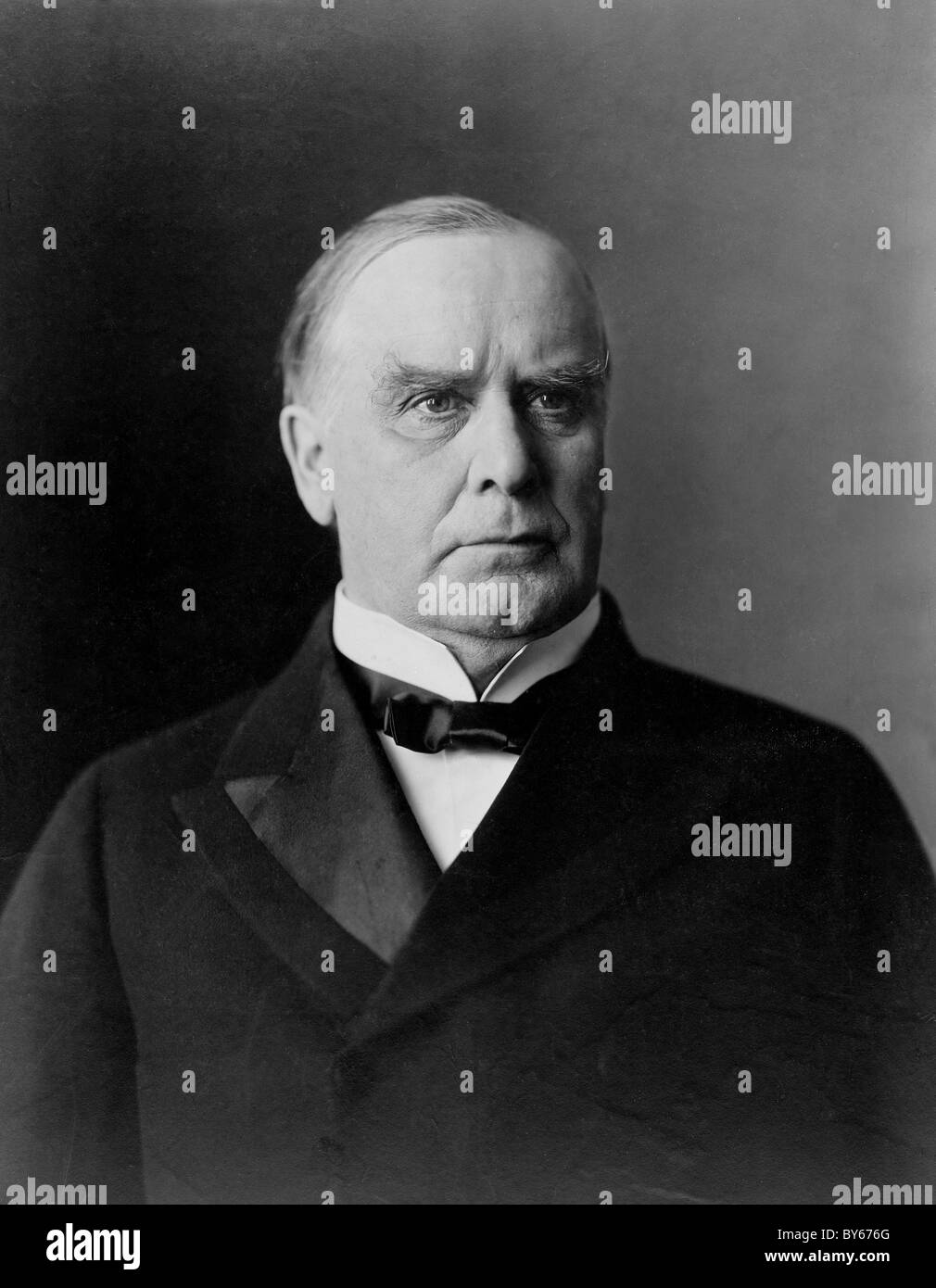 William McKinley, was the 25th President of the United States. Stock Photo