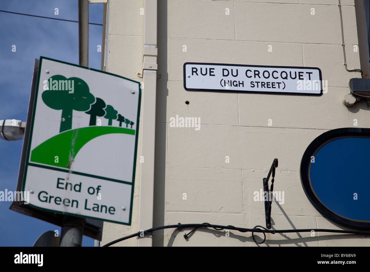 Green Lane Jersey Stock Photo Alamy