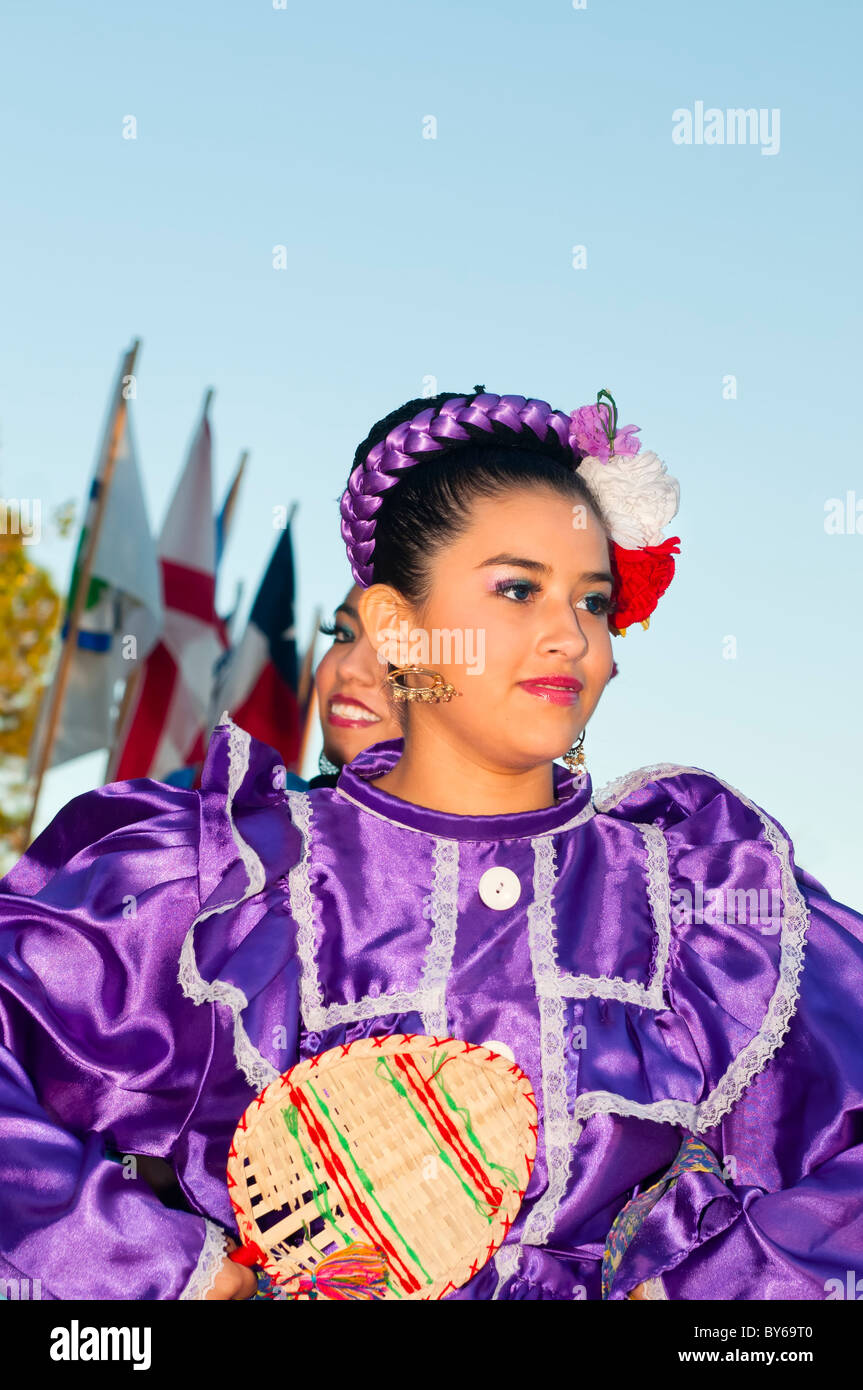Mexican Folkloric Dancer Stock Photo
