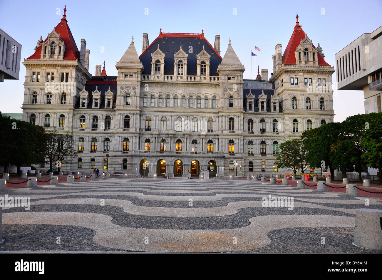 New York State Capitol, Albany New York. Stock Photo