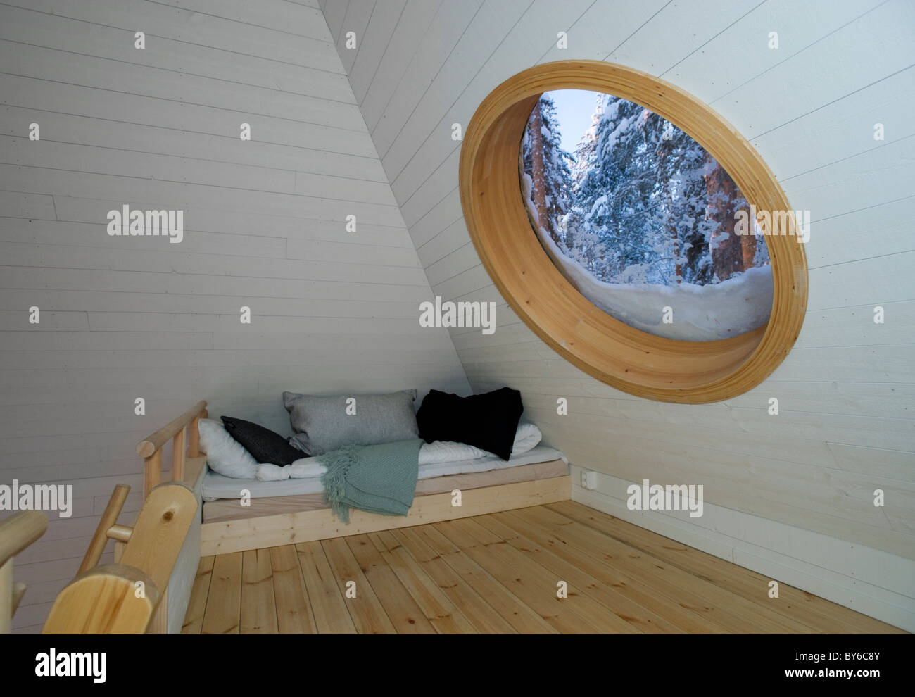 The treehotel, architecture designed rooms Stock Photo