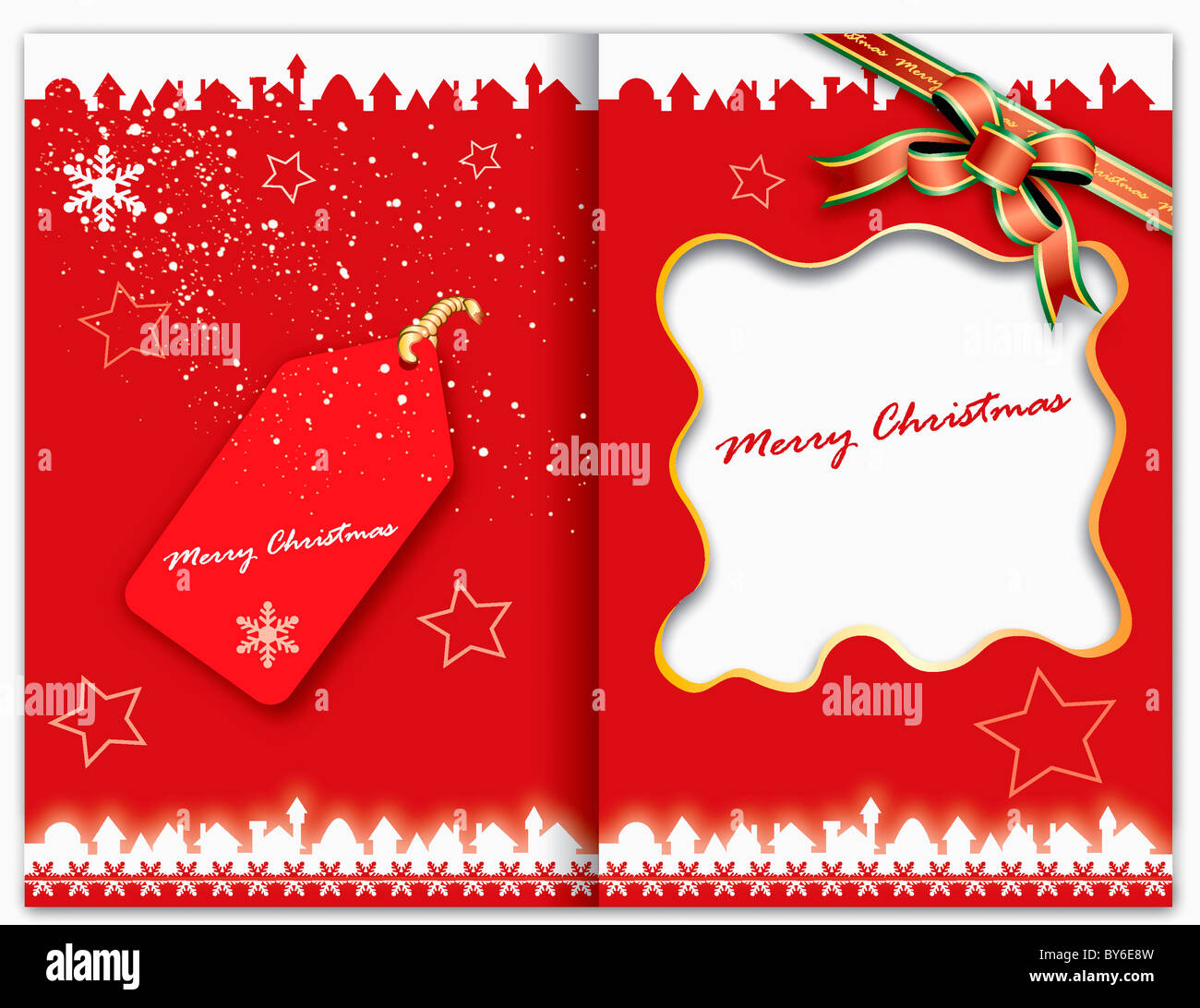 Christmas greeting background Stock Photo