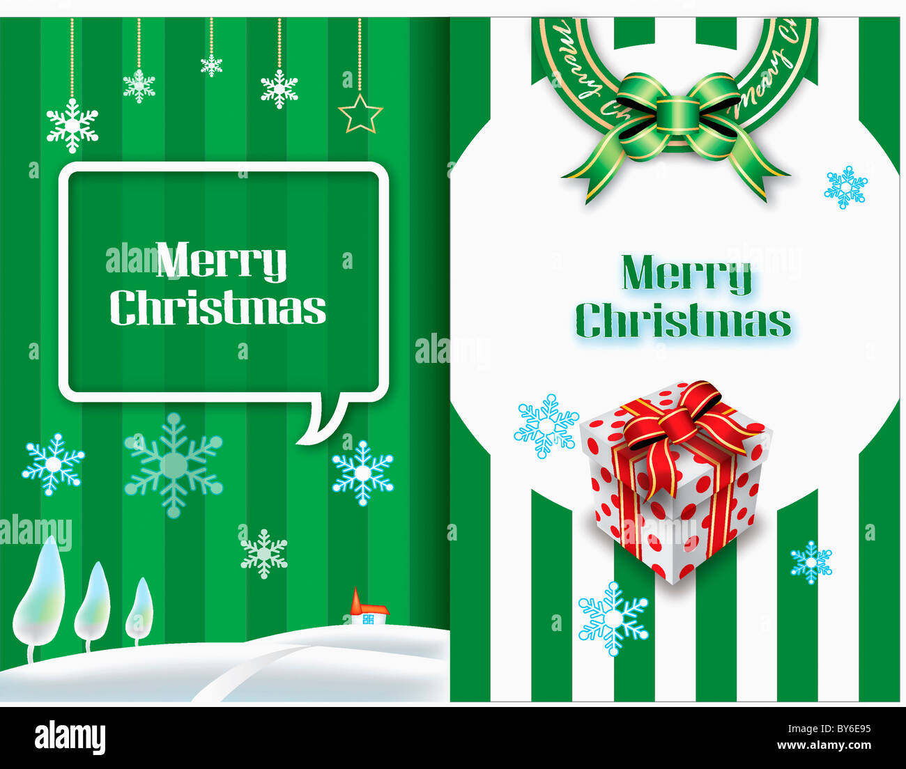 Christmas greeting background Stock Photo