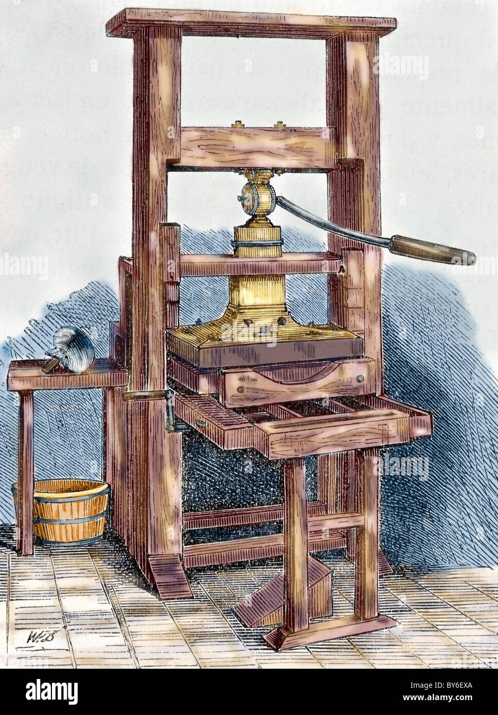 18th century printing press hires stock photography and images Alamy
