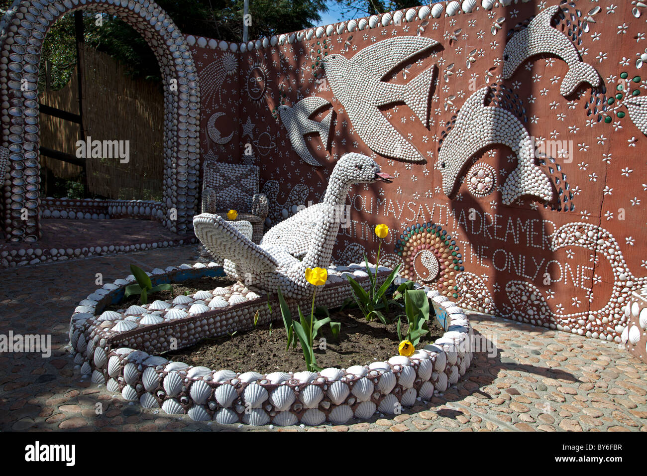 The Shell Garden Jersey Stock Photo Alamy