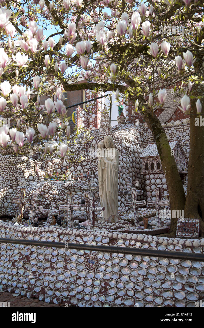 The Shell Garden Jersey Stock Photo Alamy