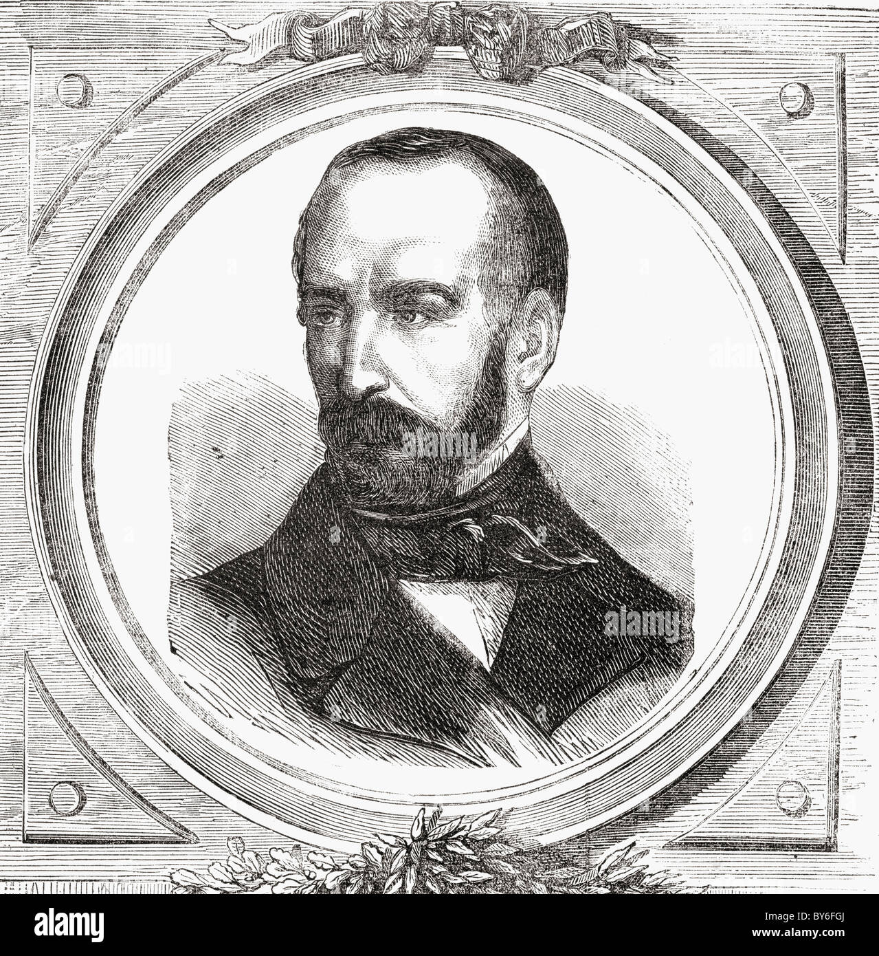 Armand Barbès, 1809 to 1870. French Republican revolutionary. Stock Photo