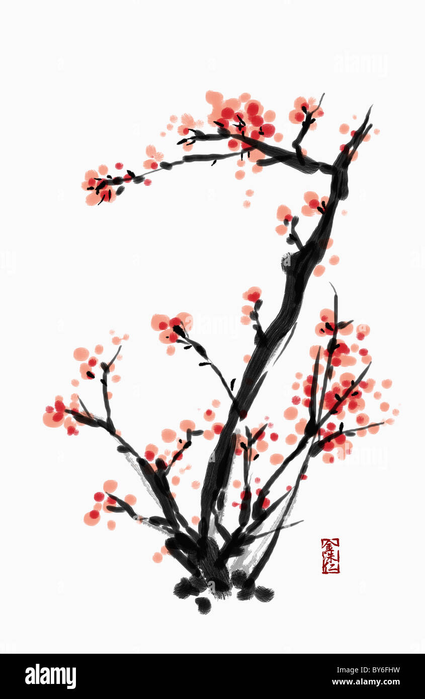 Japanese painting hires stock photography and images Alamy