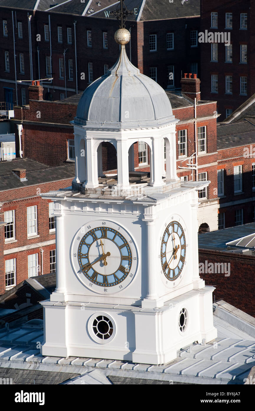 Clock tower portsmouth dockyard Stock Photo Alamy