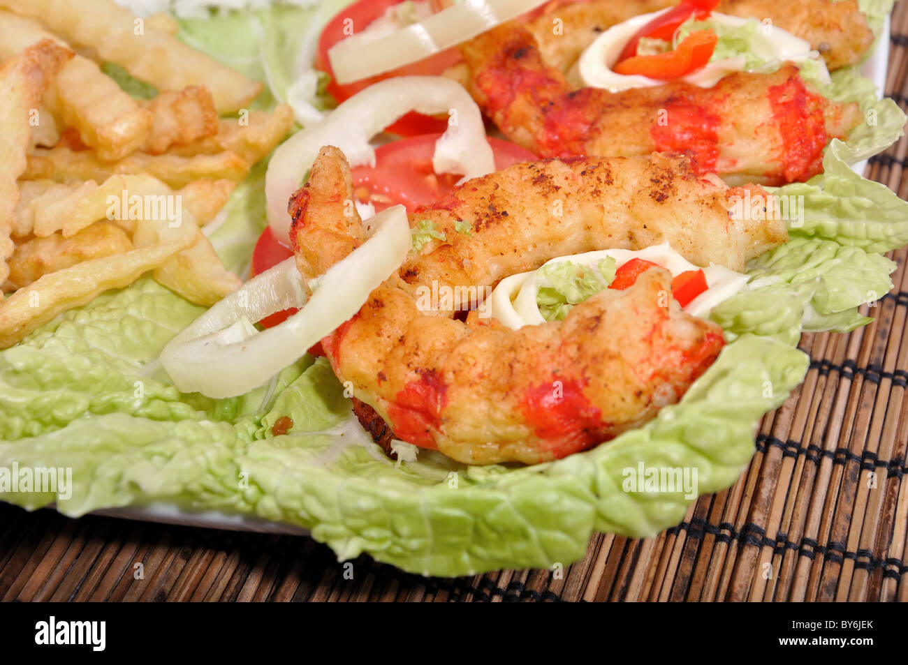 Diet surimi crabmeat with rice and vegetable Stock Photo Alamy