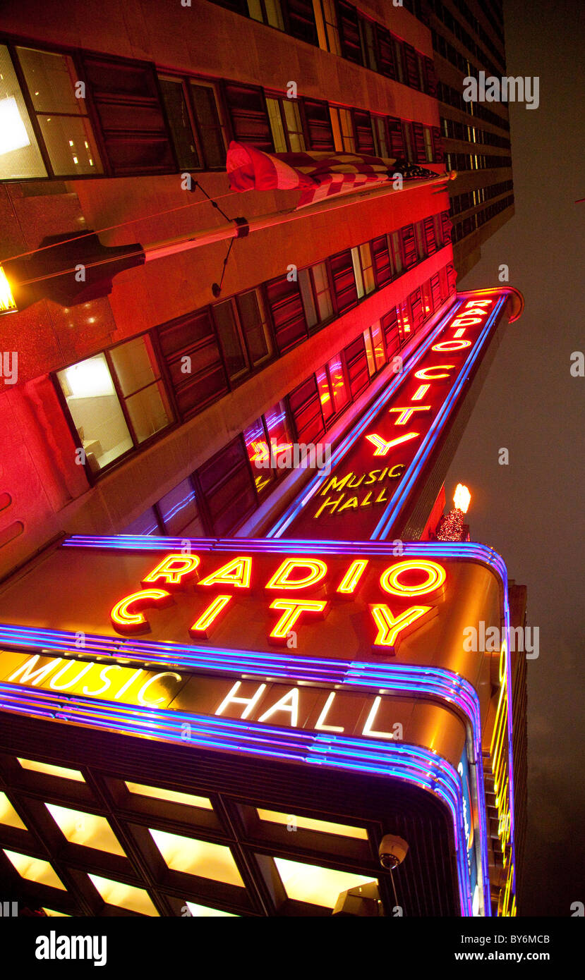 Radio City Music Hall Stock Photo Alamy