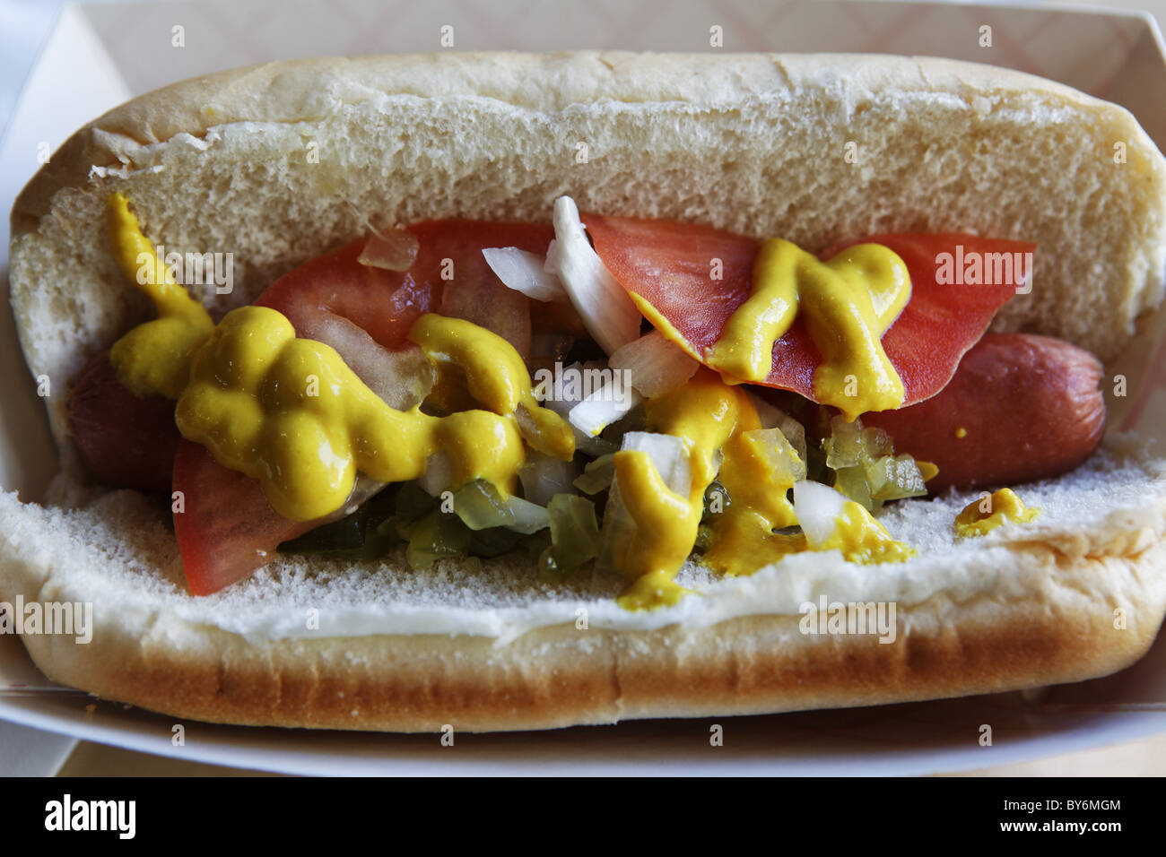 Chicago Hot Dog, Chicago, Illinois, USA Stock Photo Alamy