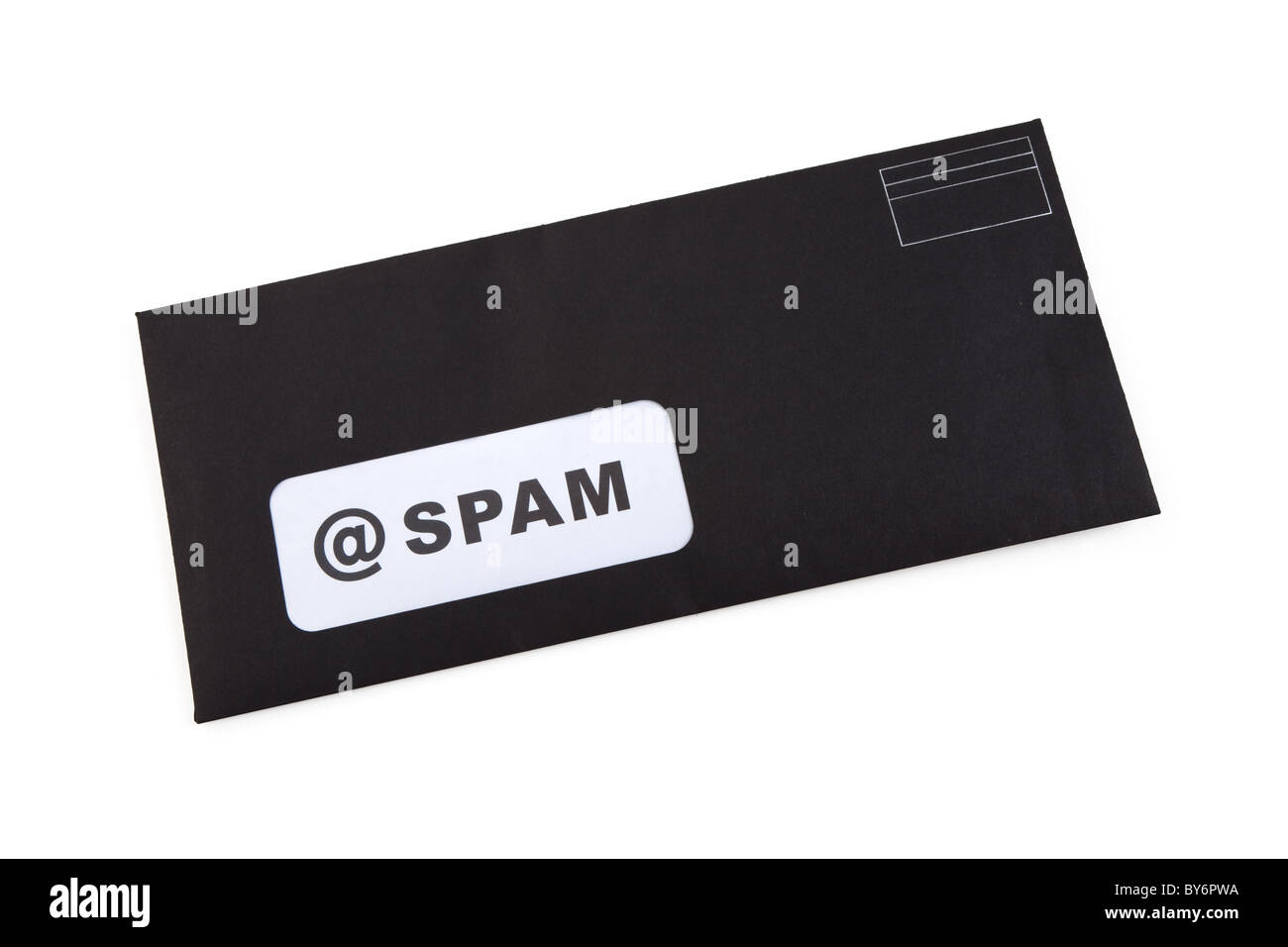 E-Mail SPAM, Concept internet security Stock Photo