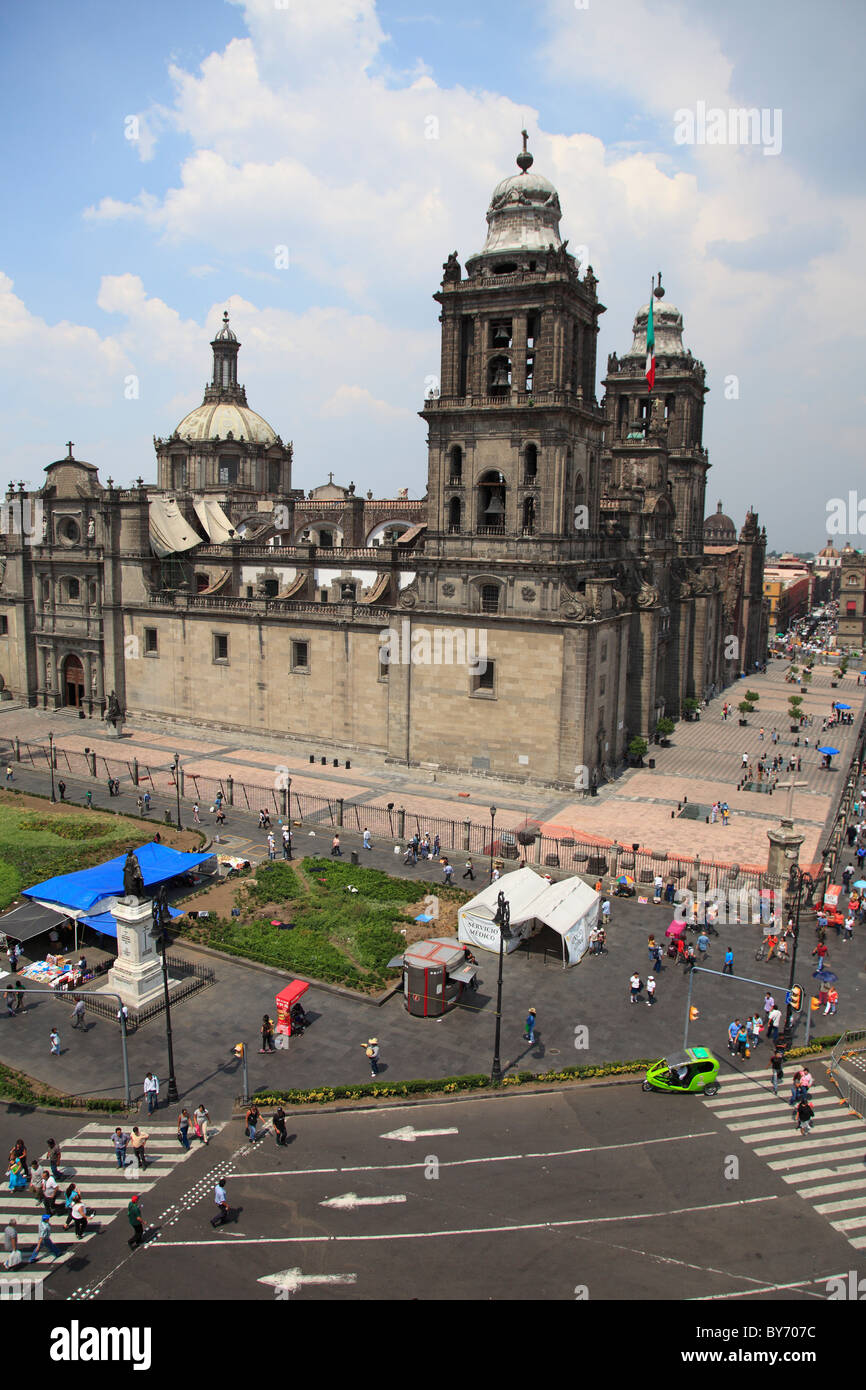 Metropolitan Cathedral, the largest church in Latin America, Zocalo, Plaza de la Constitucion Metropolitan Cathedral, the largest church in Latin America, Zocalo, Plaza de la Constitucion