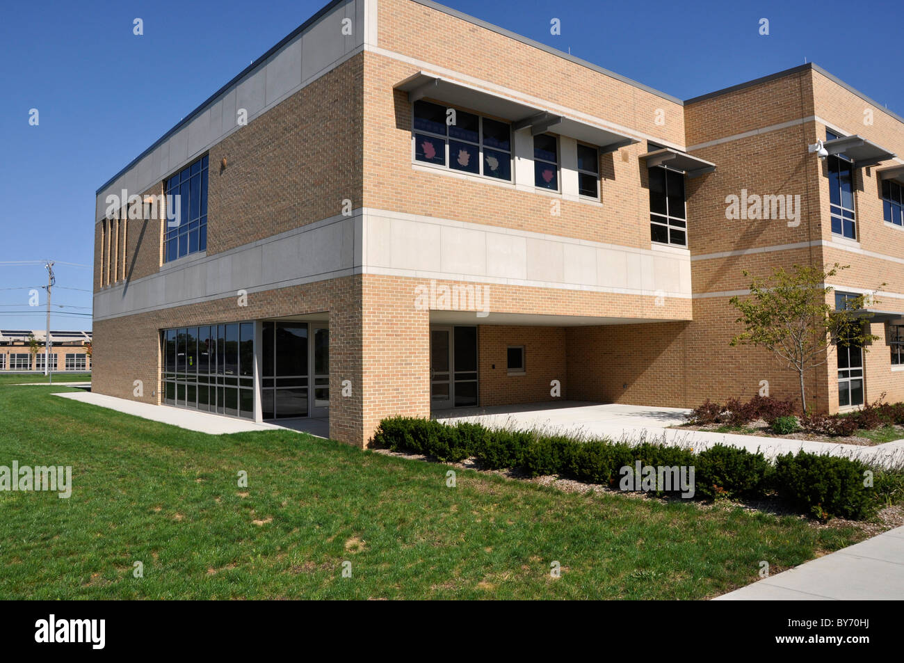 Exterior of the Whitehall Middle School in Whitehall, Pennsylvania