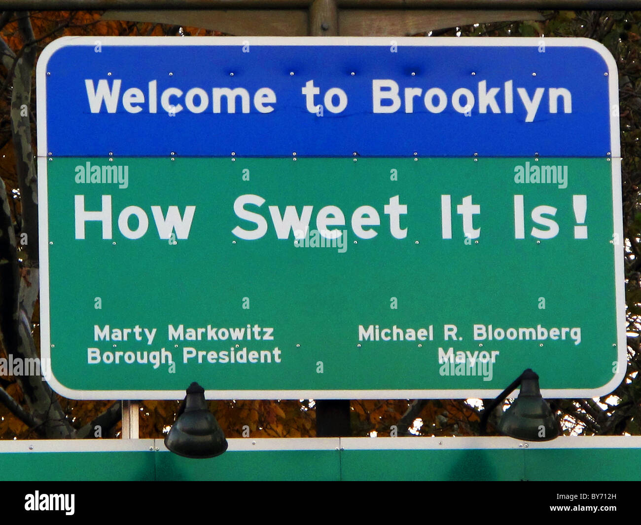 Brooklyn sign hires stock photography and images Alamy