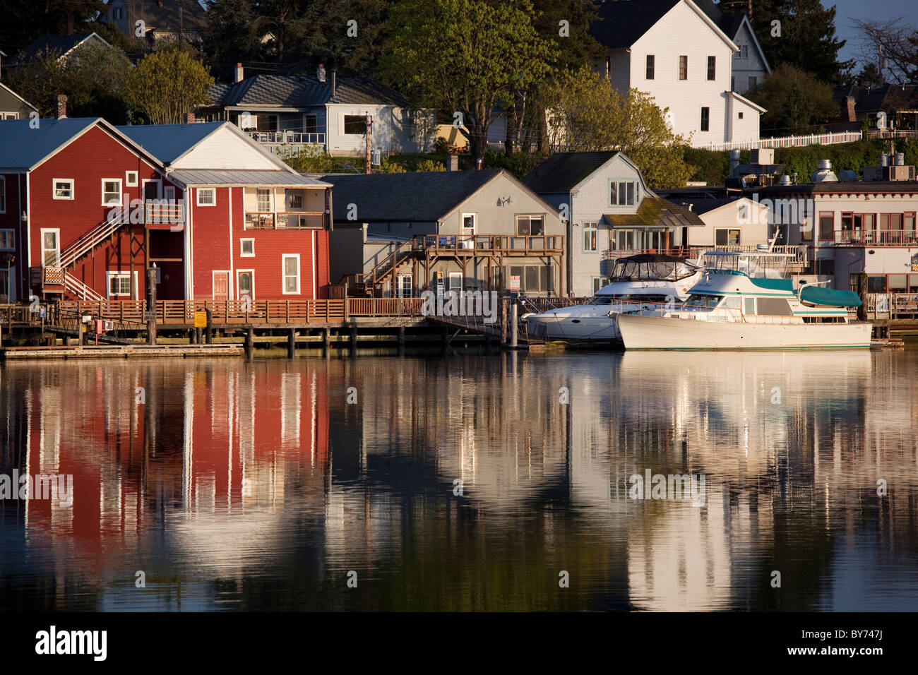 Waterfront, La Conner, Skagit County, Washington, USA Stock Photo Alamy