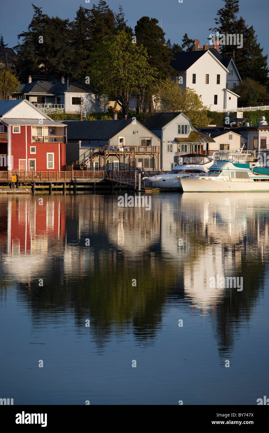 Waterfront, La Conner, Swinomish Channel, Skagit County, Washington