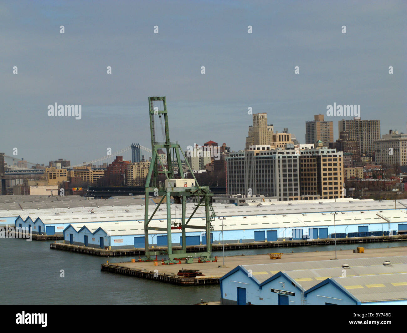 Docks in Red Hook Brooklyn Stock Photo Alamy