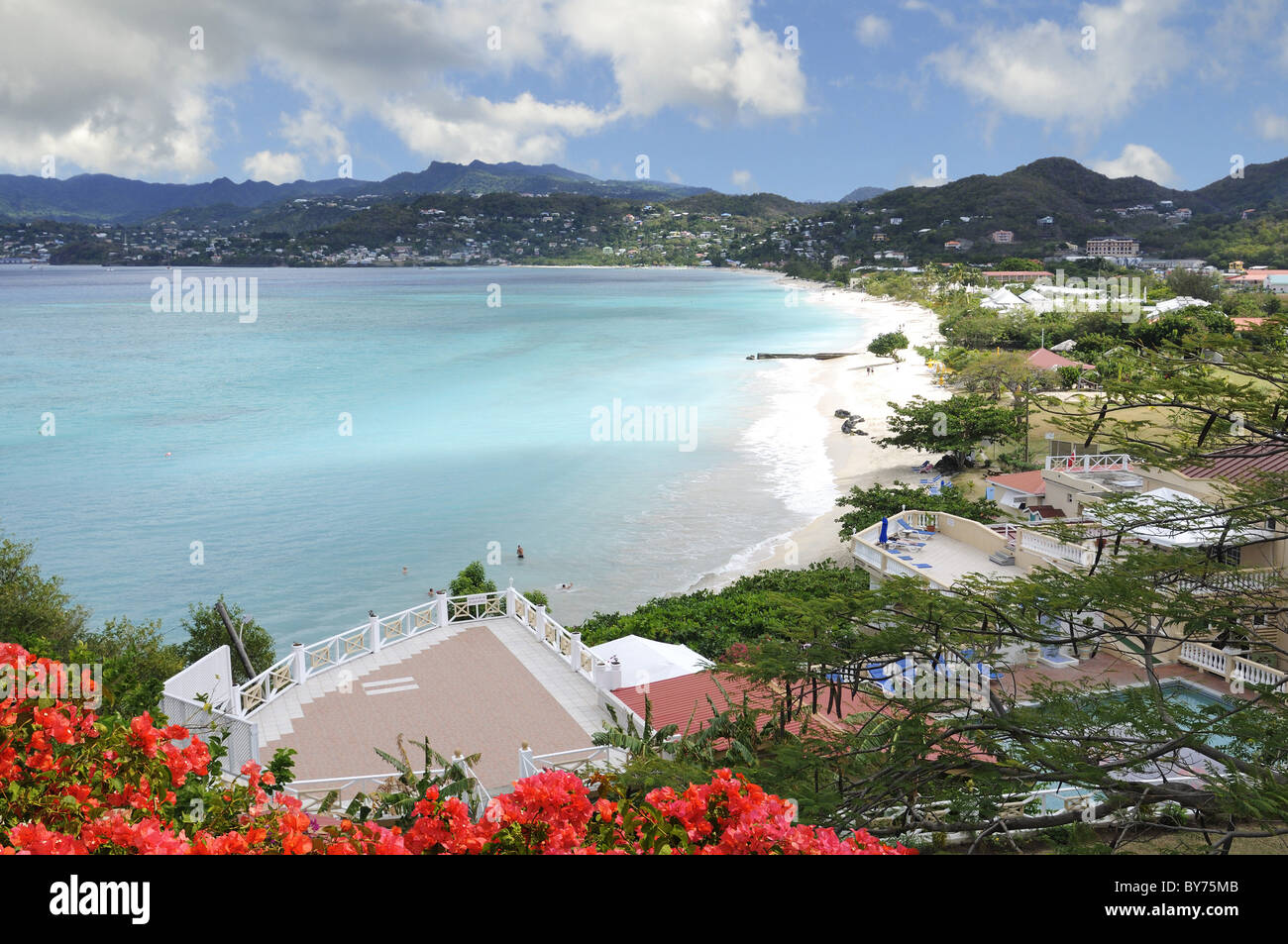 Grand Anse Beach, Saint Caribbean Stock Photo Alamy