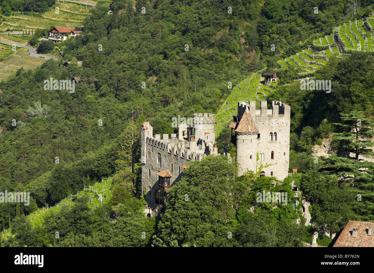 Brunnenburg Castle, Italy Stock Photo