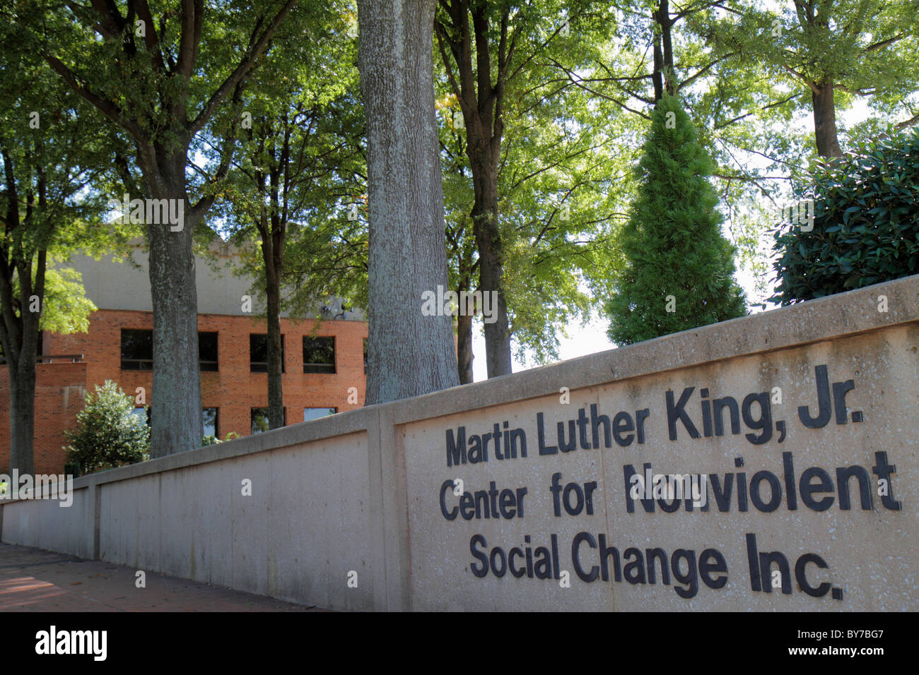 Atlanta Georgia,Martin Luther King Jr. NHS,National historic Site,National Park Service,history,civil rights movement,segregation,Center for Nonviolen Stock Photo