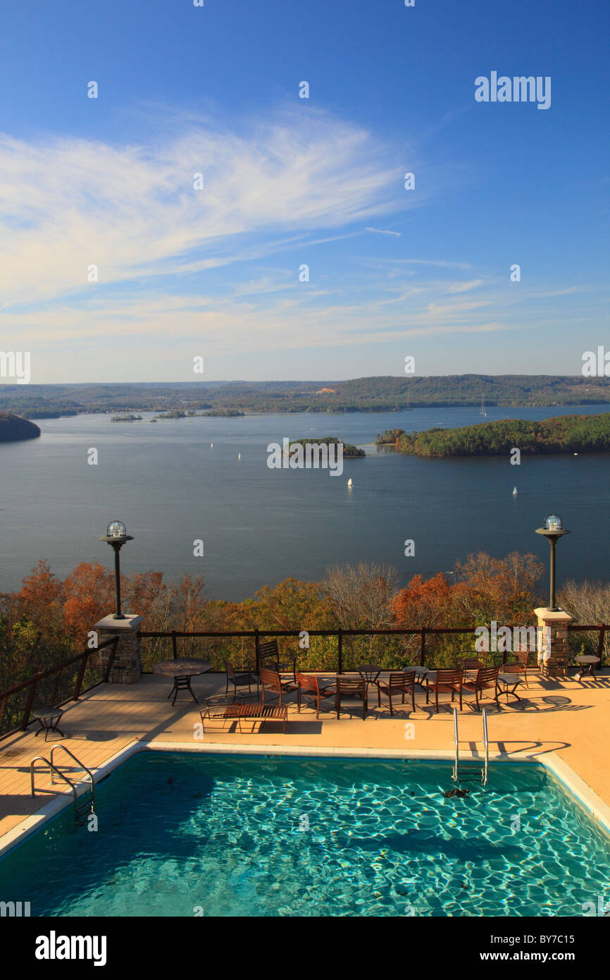 Swimming Pool At Lodge Lake Guntersville Resort State Park Guntersville Alabama Usa Stock 8663