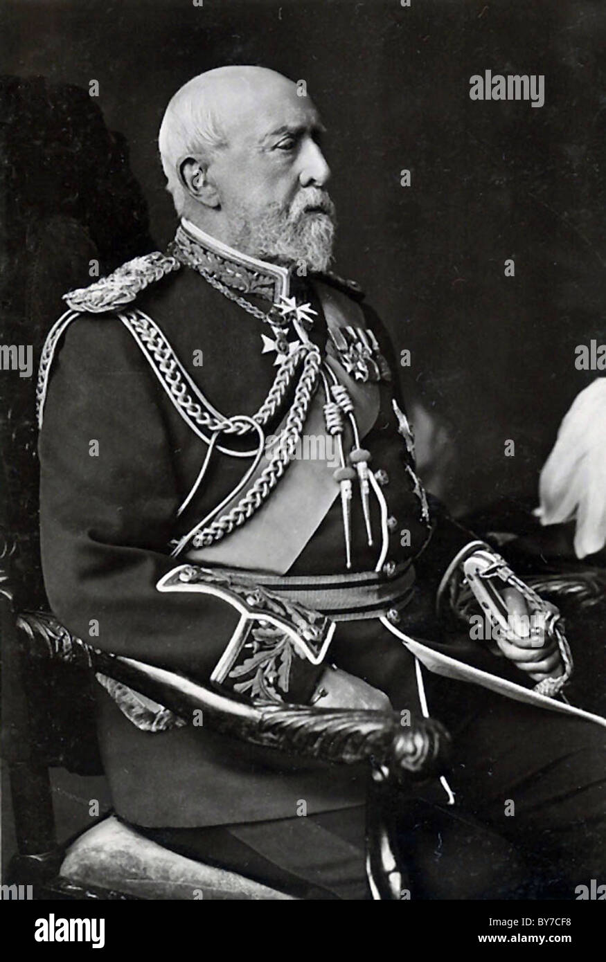 PRINCE CHRISTIAN OF SCHLESWIG-HOLSTEIN (1831-1917) German prince who joined the British Royal Family through marriage Stock Photo