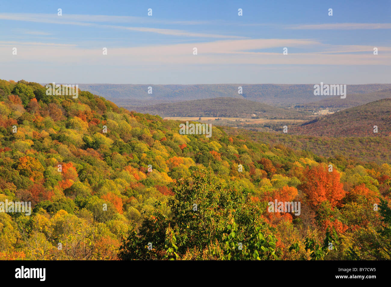 Monte Sano State Park scenic overlook, Huntsville, Alabama, USA Stock Photo