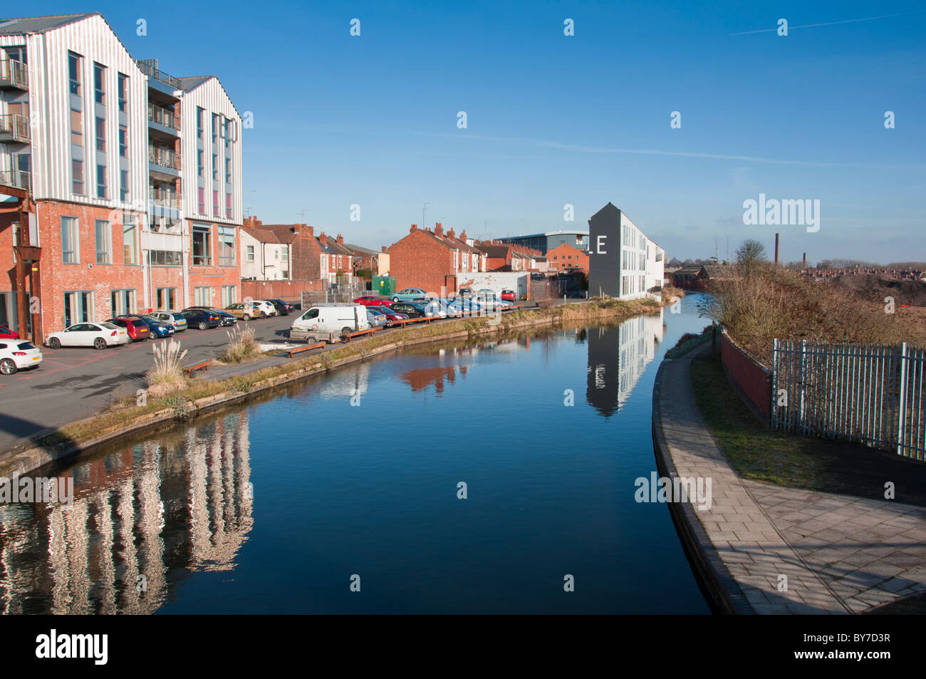 Coventry Canal basin, West Midlands, UK Stock Photo Alamy