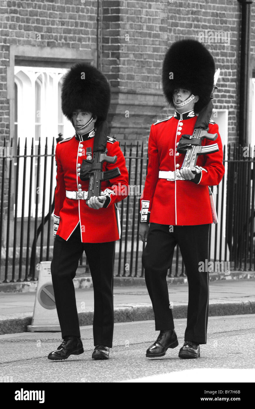 Soldier in the Guards Regiment on Ceremonial Duty in London Stock Photo ...