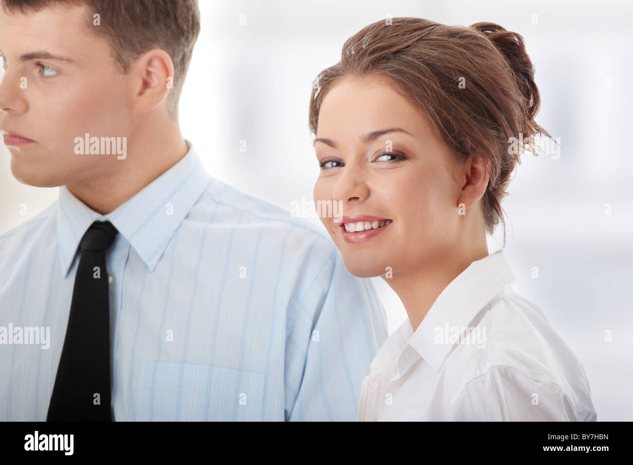 Business woman at work Stock Photo - Alamy