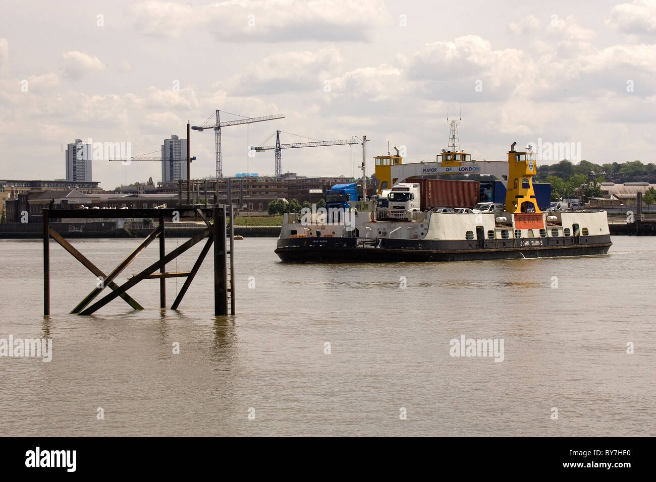The Woolwich Ferry Stock Photo Alamy