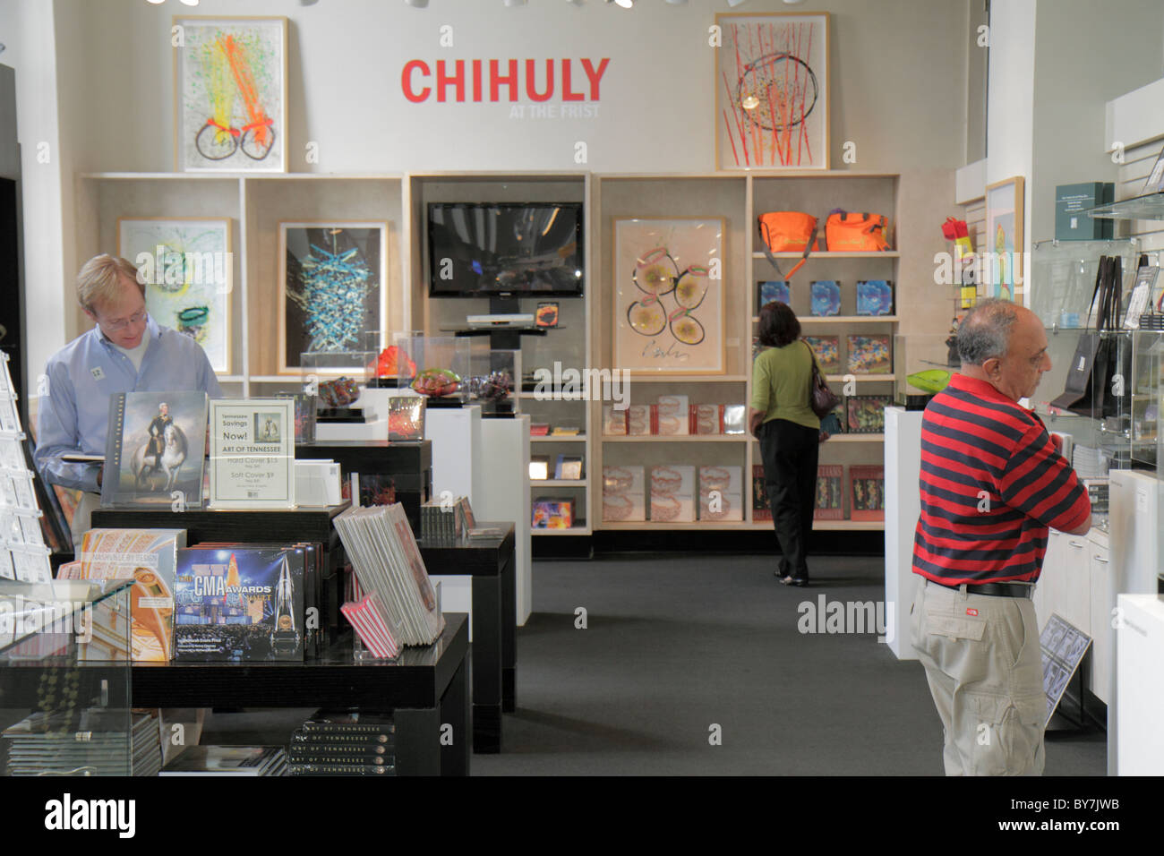 Tennessee Nashville,Frist Center for the Visual Arts,art gallery,exhibit exhibition collection museum store,shopping shopper shoppers shop shops marke Stock Photo