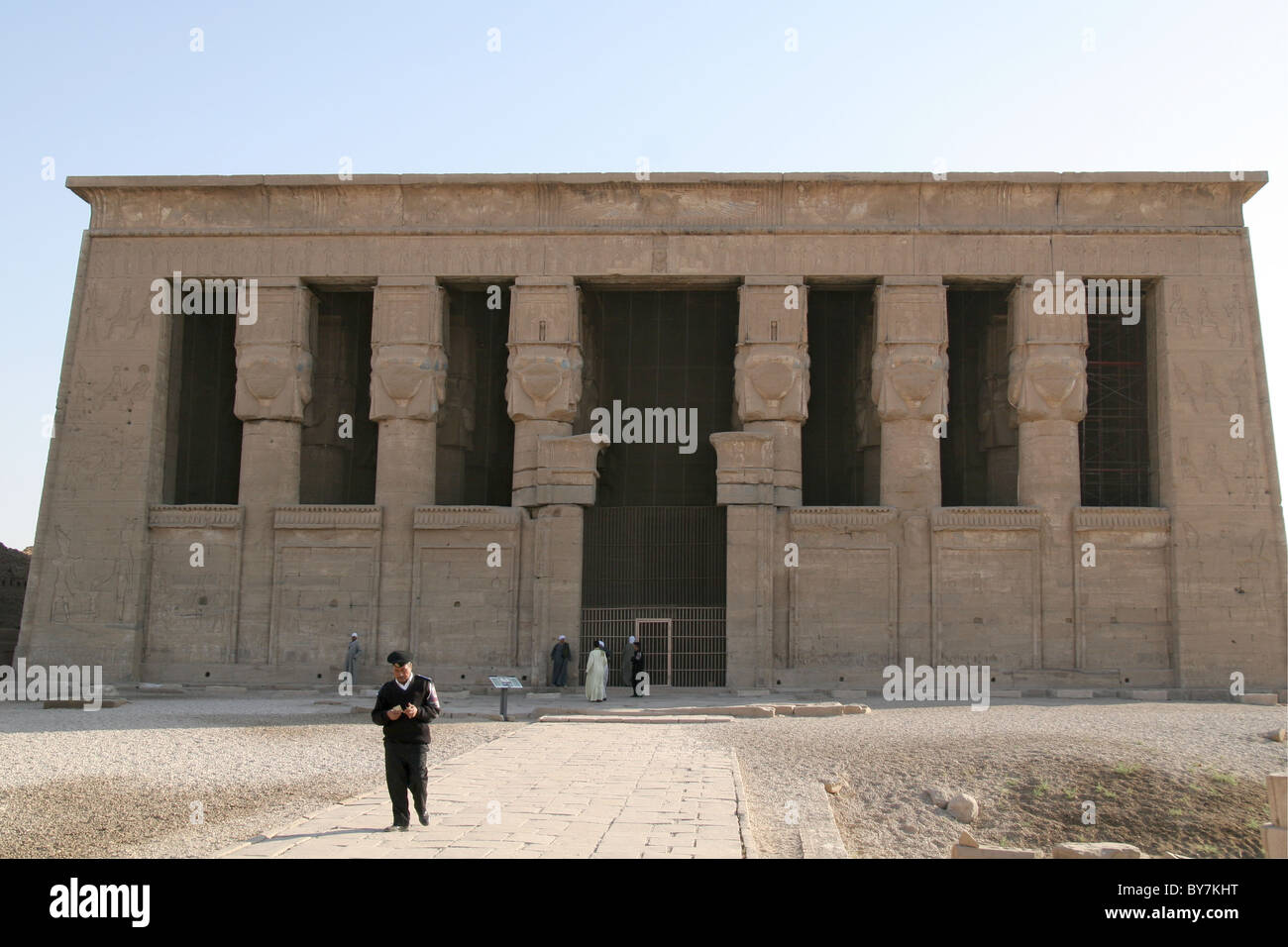 The temple at Abydos, Egypt Stock Photo - Alamy