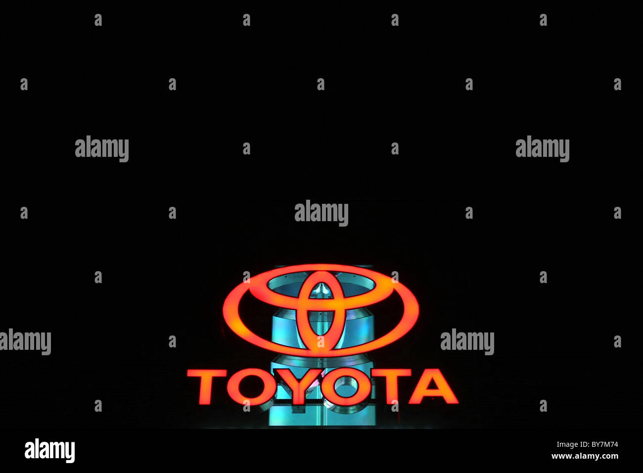 Toyota logo Stock Photo