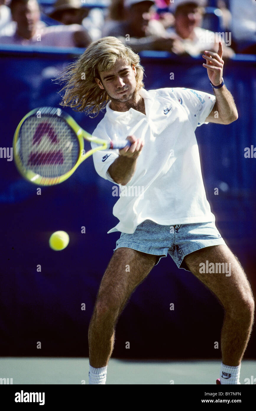 Andre agassi 1989 hi-res stock photography and images - Alamy