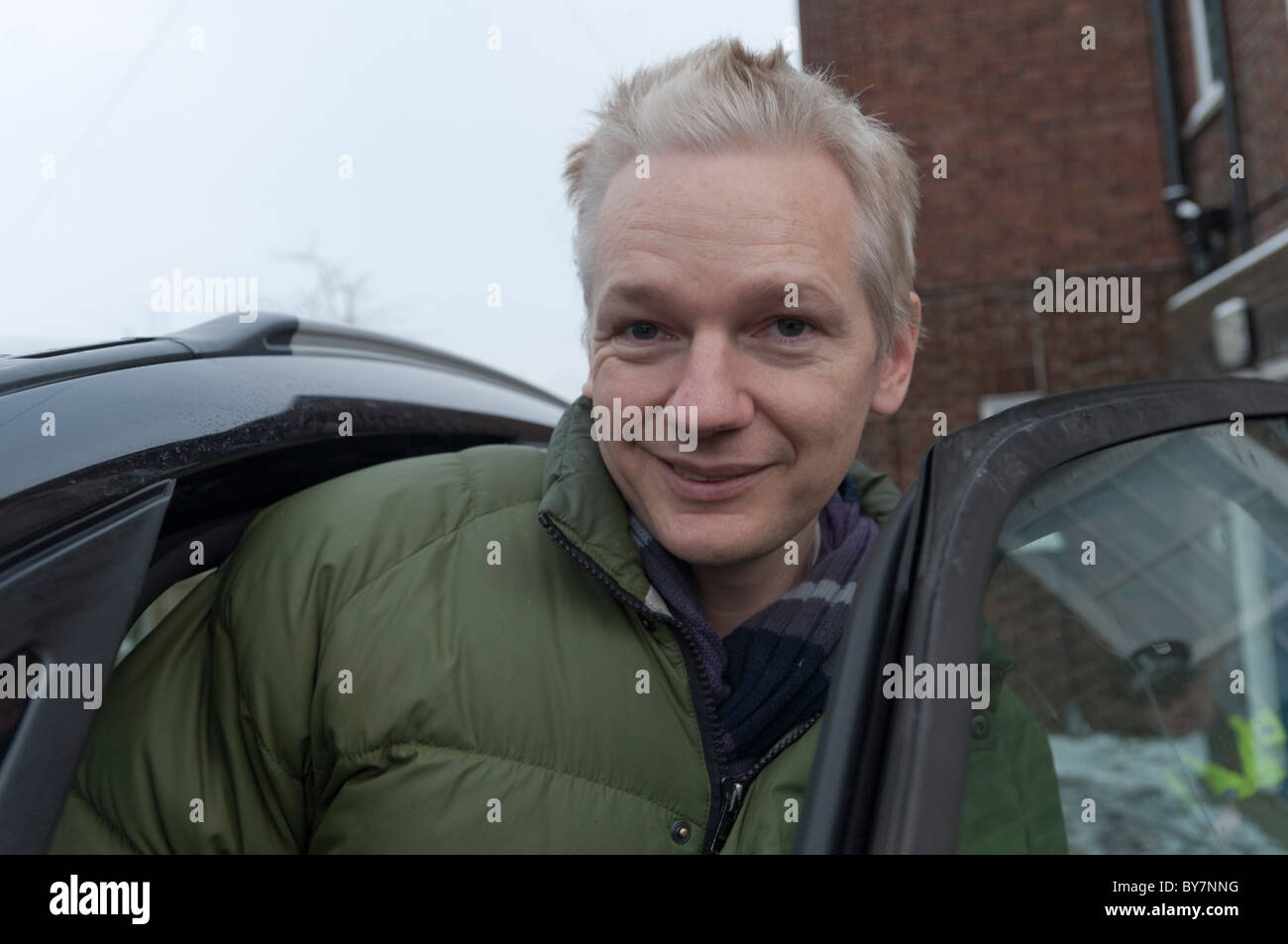 Julian Paul Assange founder of WikiLeaks Stock Photo