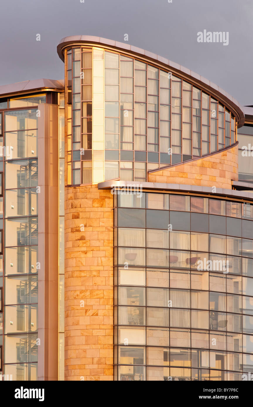 Modern architecture at 200 Broomielaw, Glasgow, Scotland, UK. Stock Photo