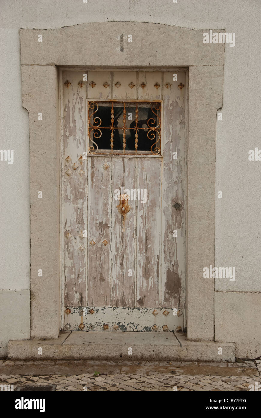 Old Door In Lisbon Portugal Stock Photo 33977680 Alamy